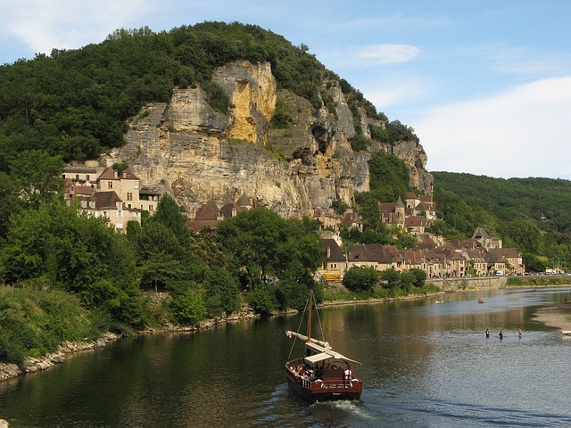 balade en gabarre sur la dordogne