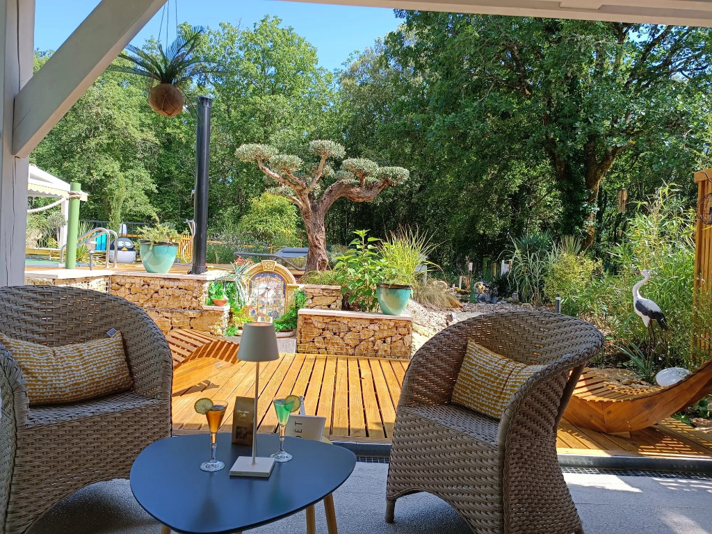 Espace Détente devant le jardin